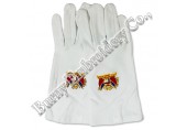 Masonic Regalia Hands Embroidery Gloves